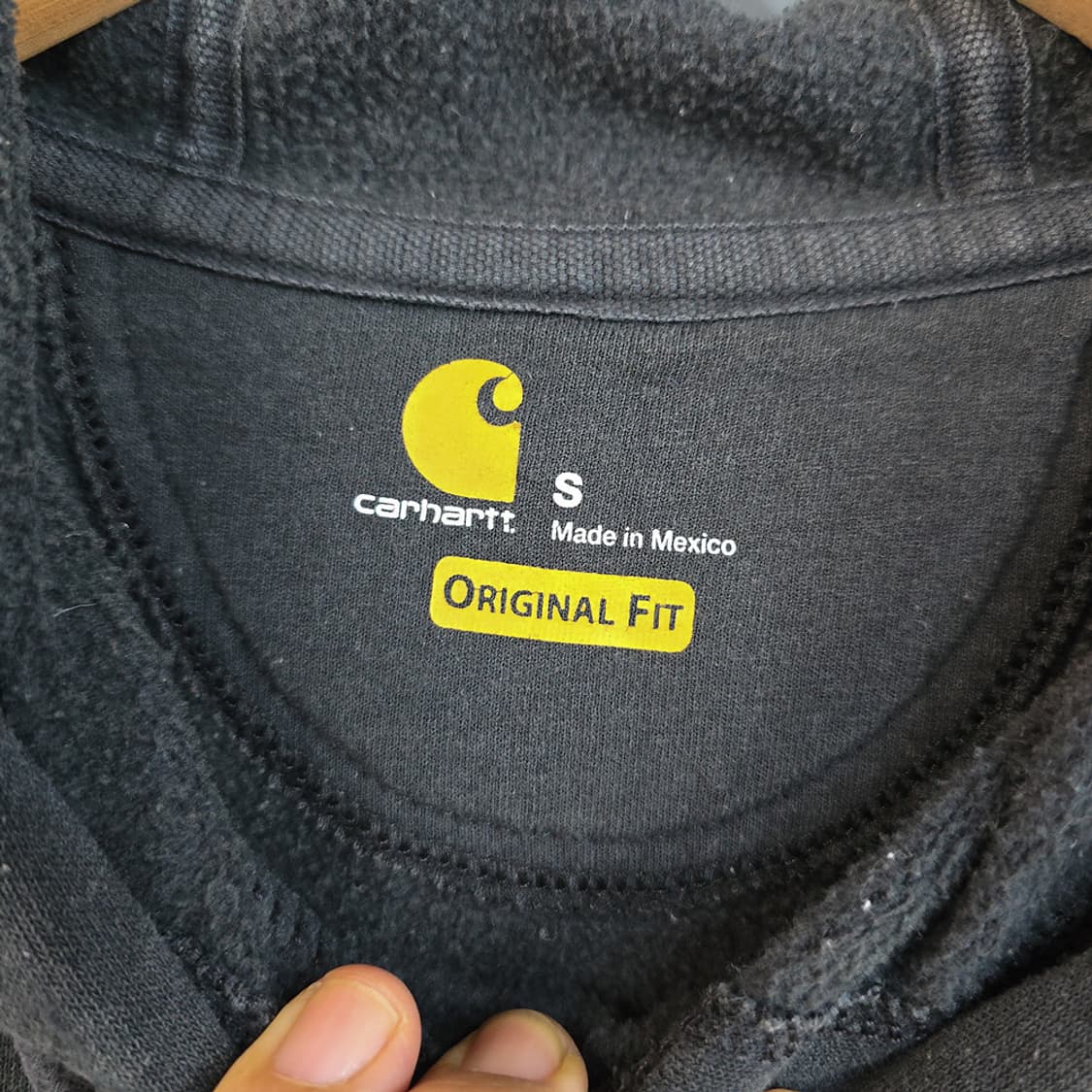 칼하트(carhartt) 로고 후드티 S 상품이미지6