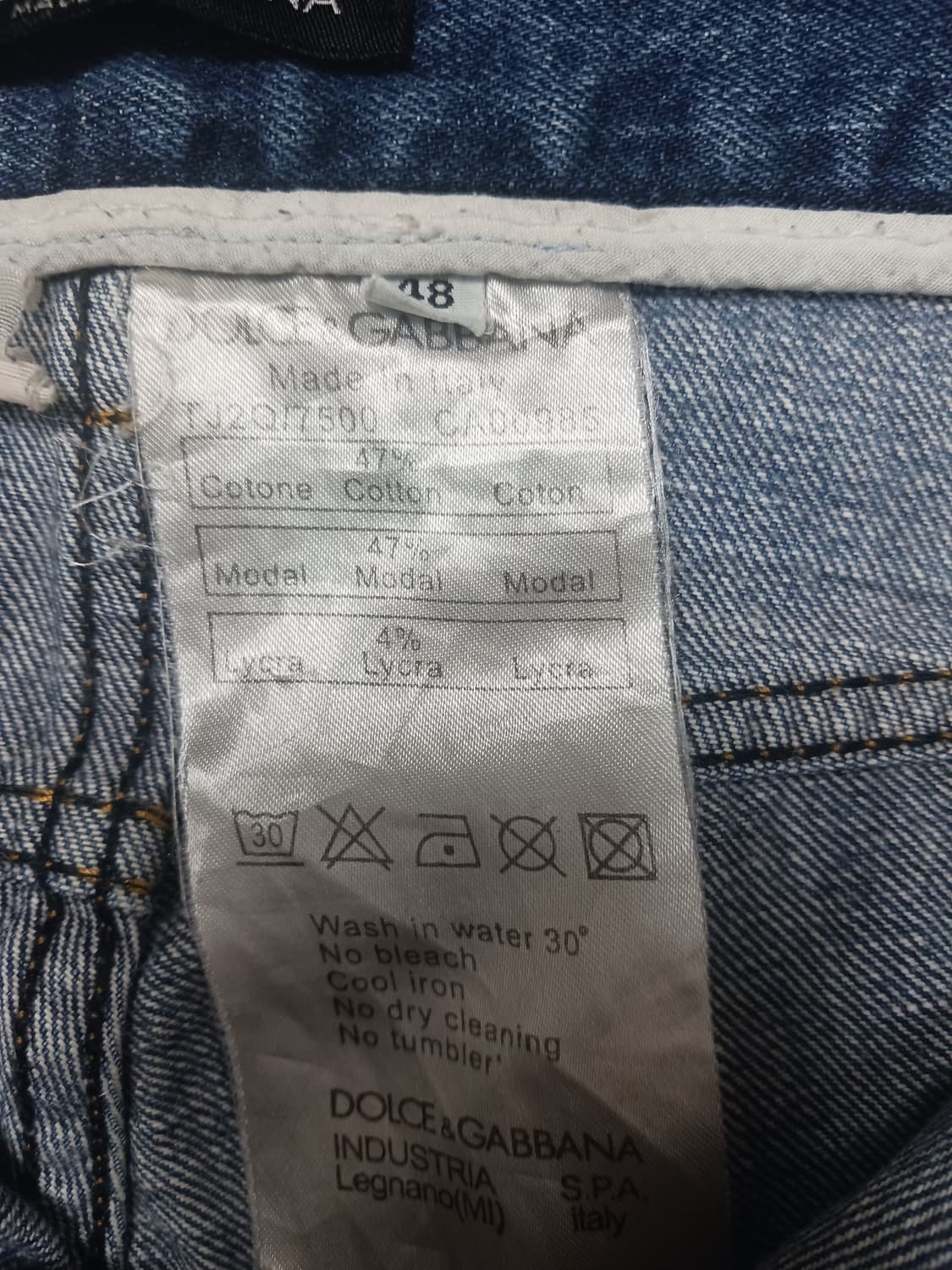 [32] 돌체앤가바나 스크래치 스트레이트진 청바지 상품이미지10