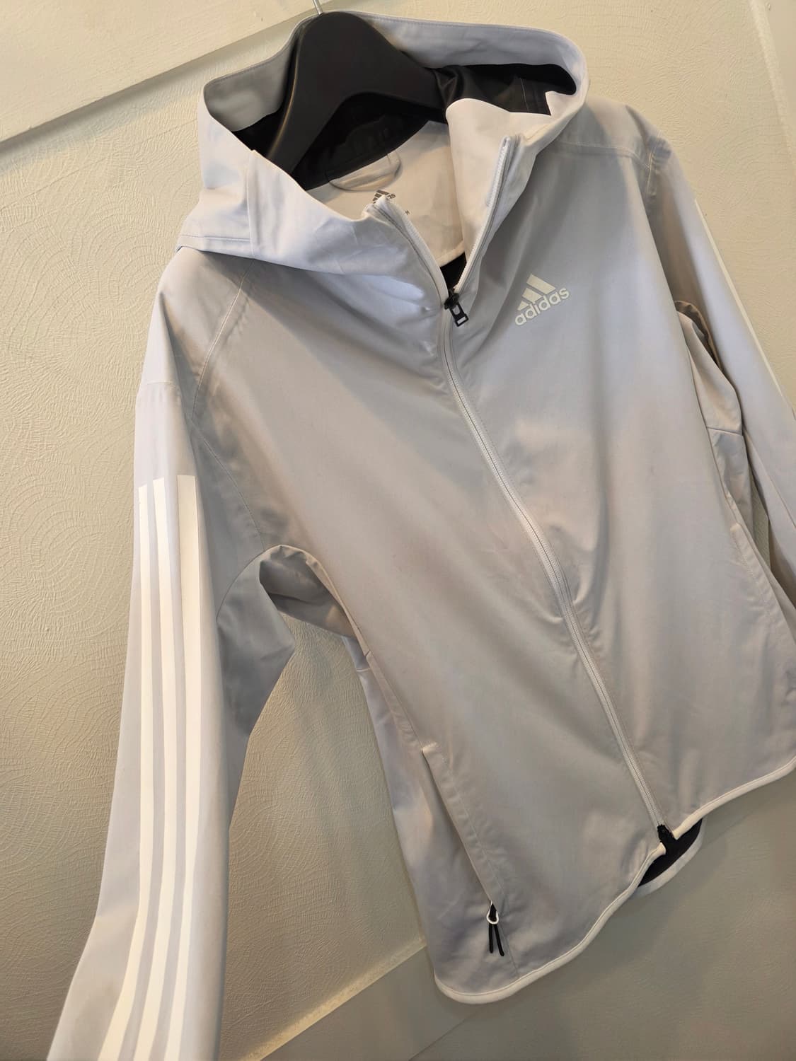 아디다스 클라이마스톰 바람막이 XL 화이트 상품이미지3