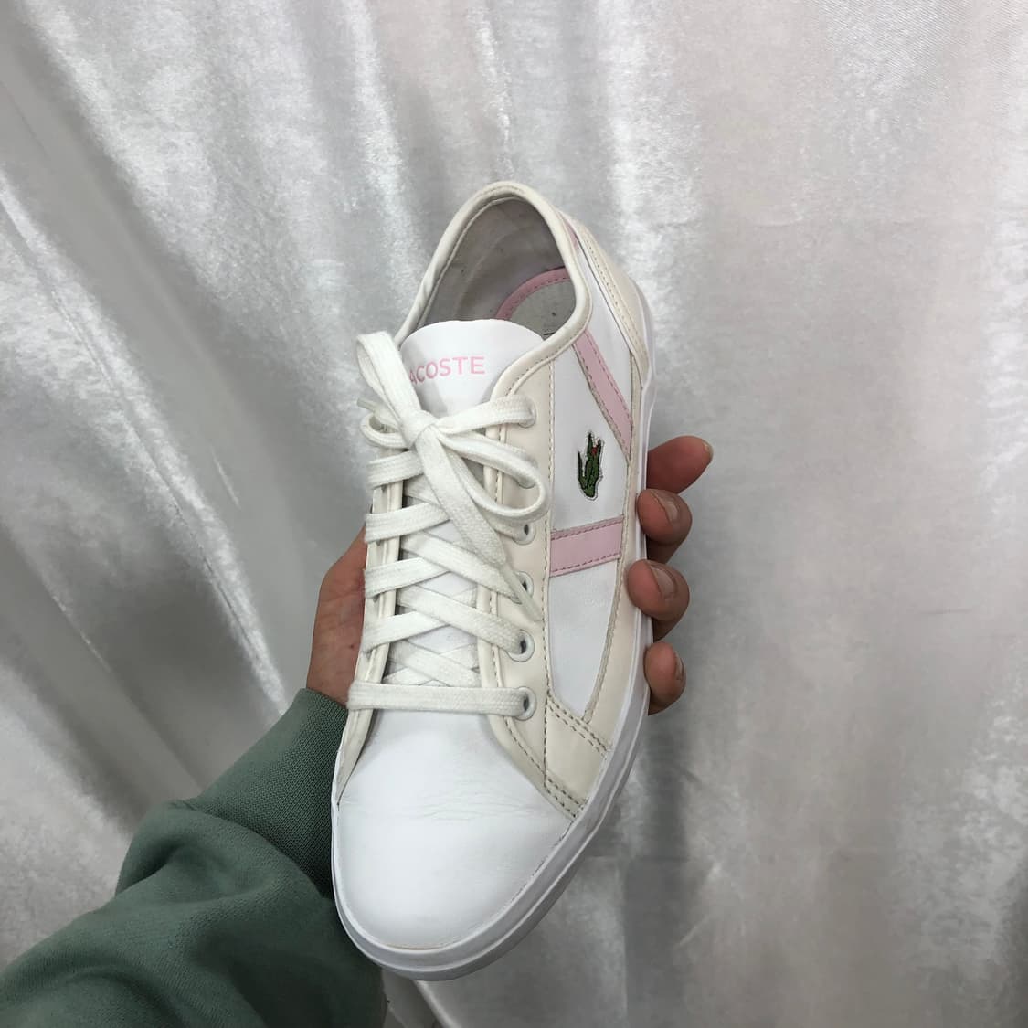 라코스테 가죽 스니커즈 사이즈240  상품이미지5