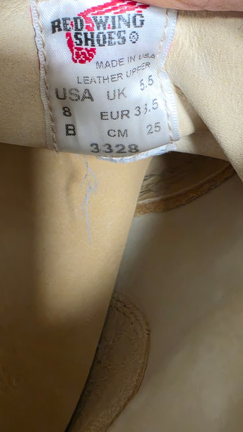 레드윙 여성 목토 6인치 에빌린 250mm 상품이미지7