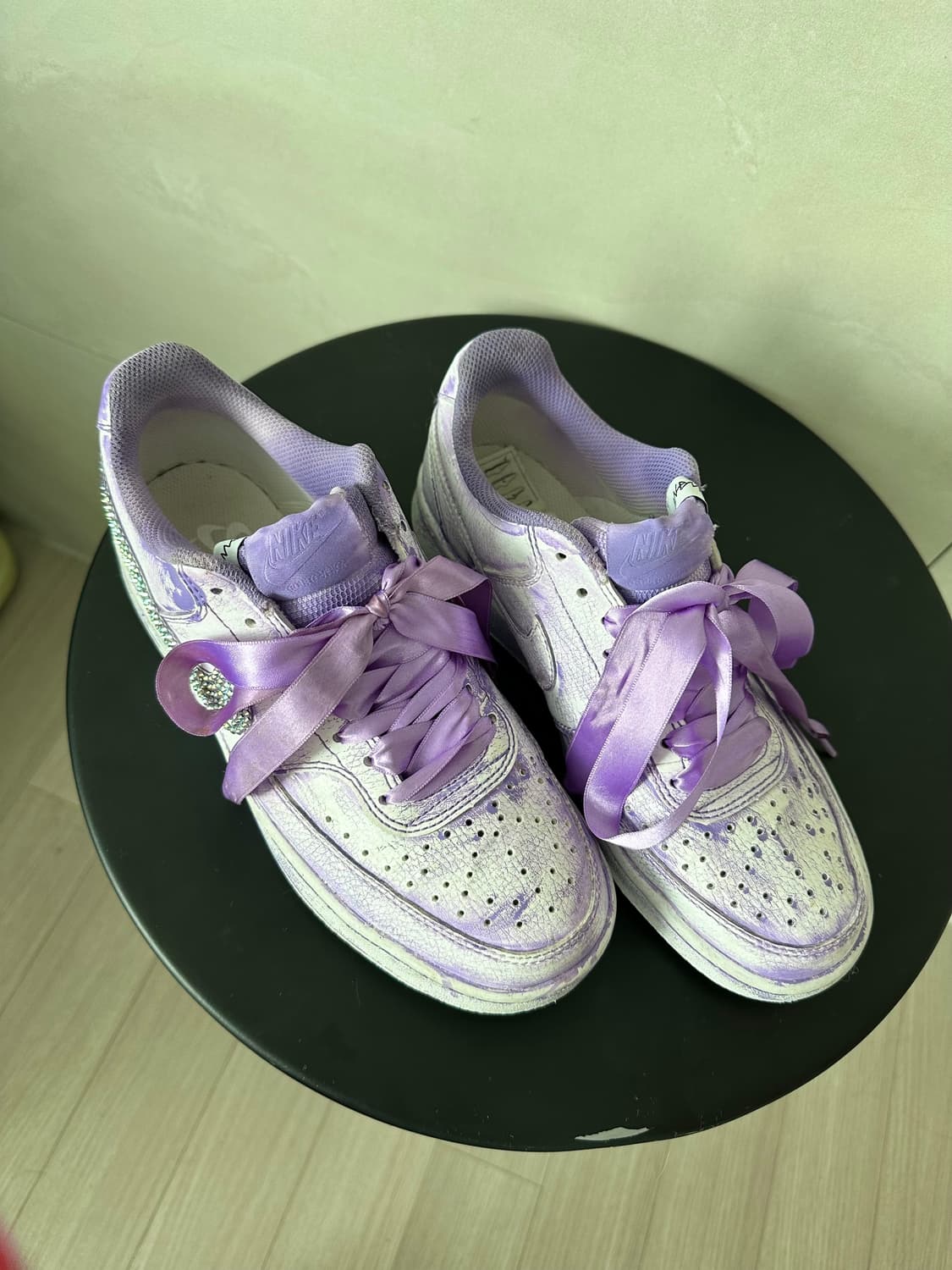 나이키  코트비전 에어포스 커스텀 us6.5 상품이미지5