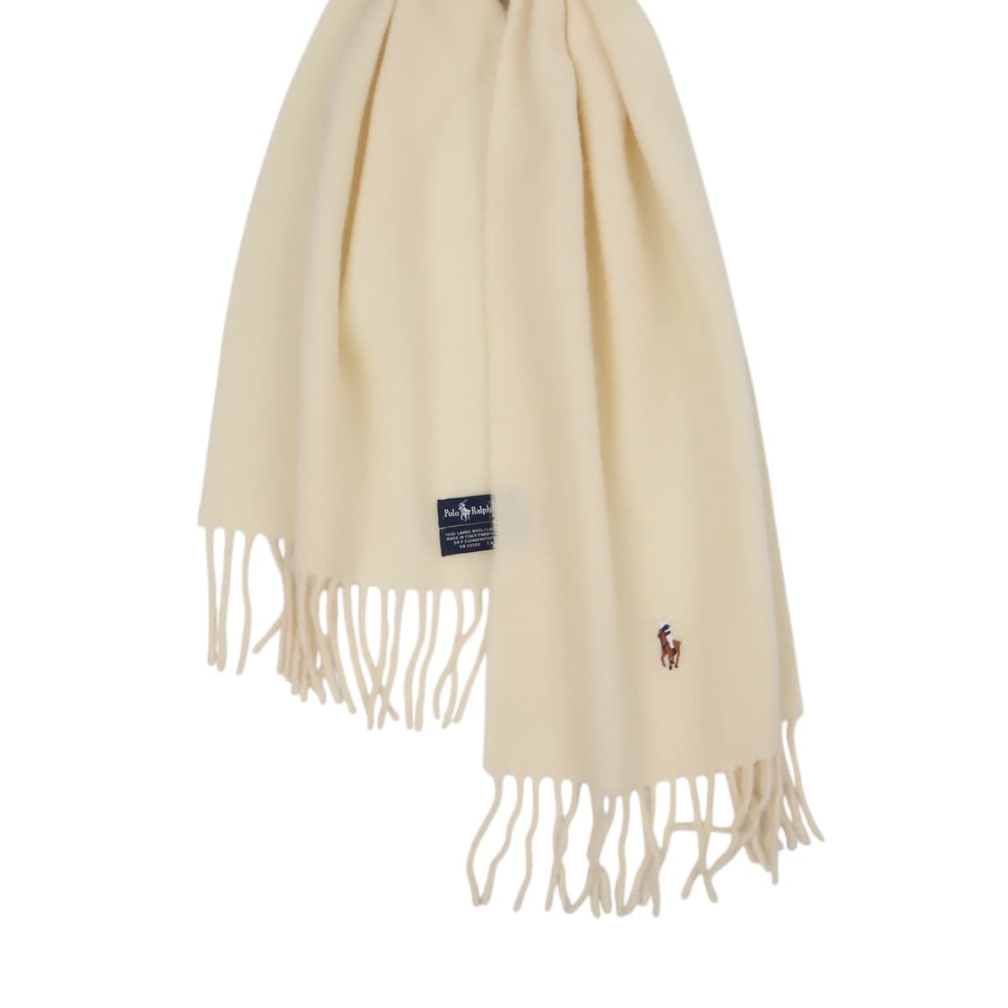 폴로 랄프로렌 아이보리 램스울 머플러 상품이미지2