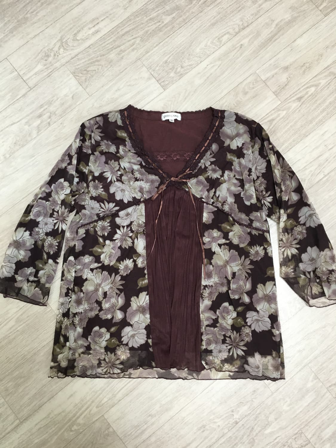 앤티크 고풍빈티지 플라워 슬리브 상품이미지1