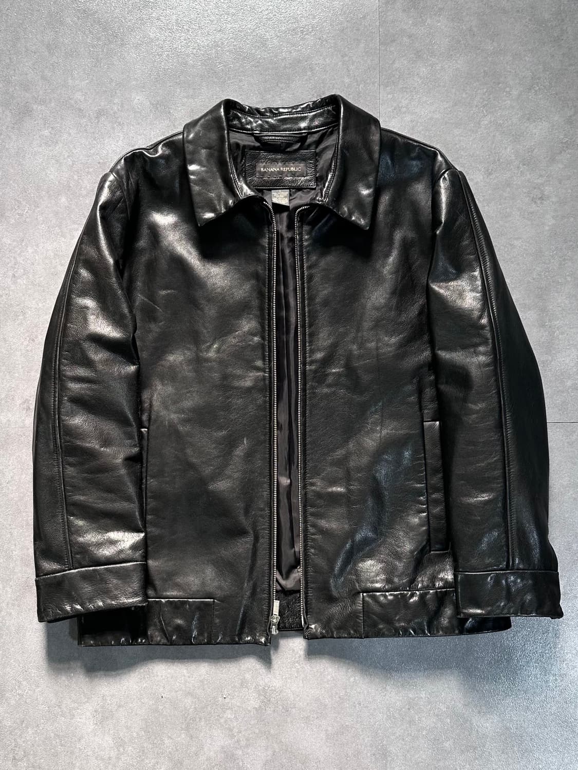 00s 바나나 리퍼블릭 싱글 레더 자켓 (va.67) 상품이미지1