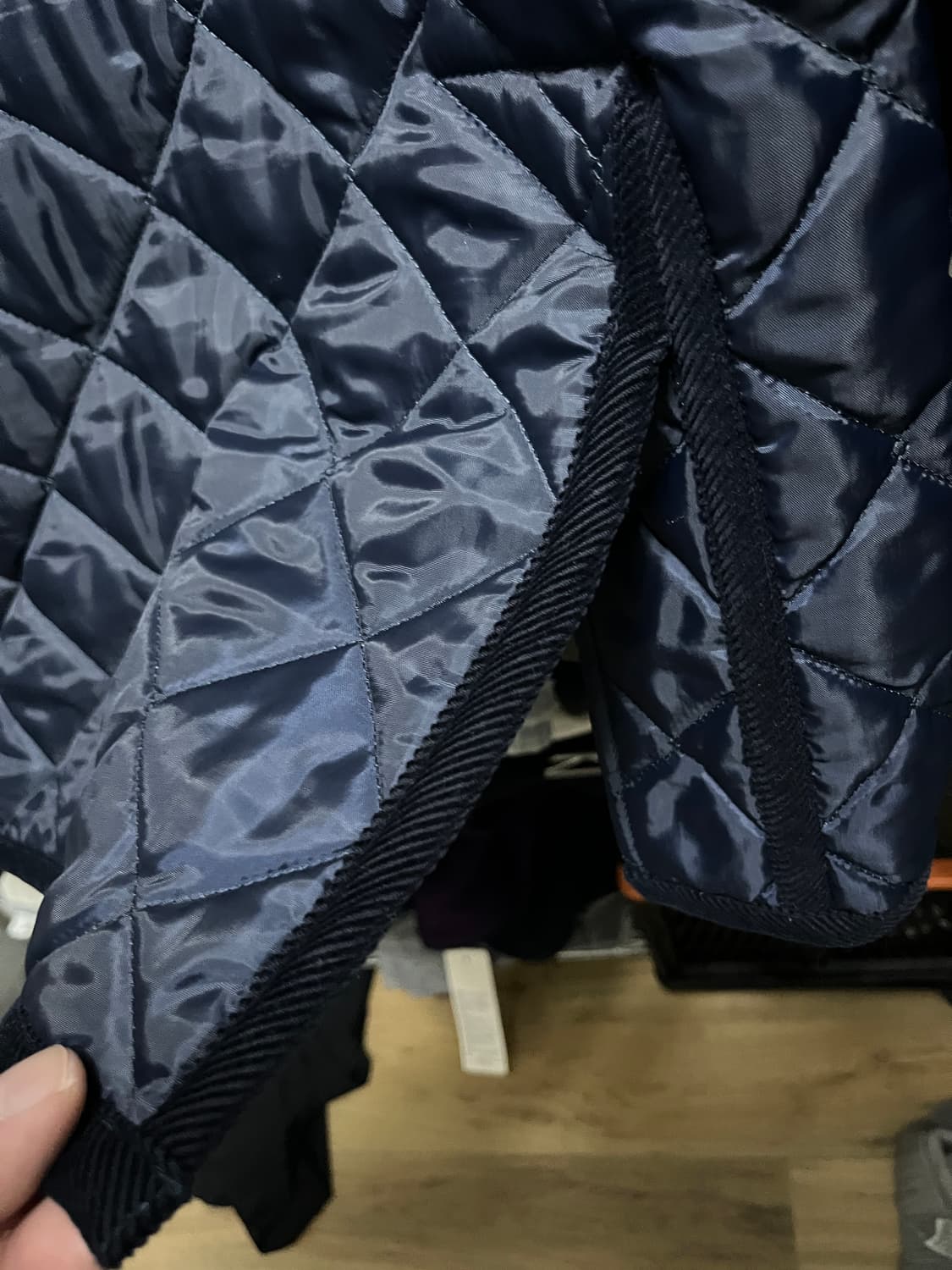 라벤햄 퀼팅자켓 네이비 L 상품이미지5