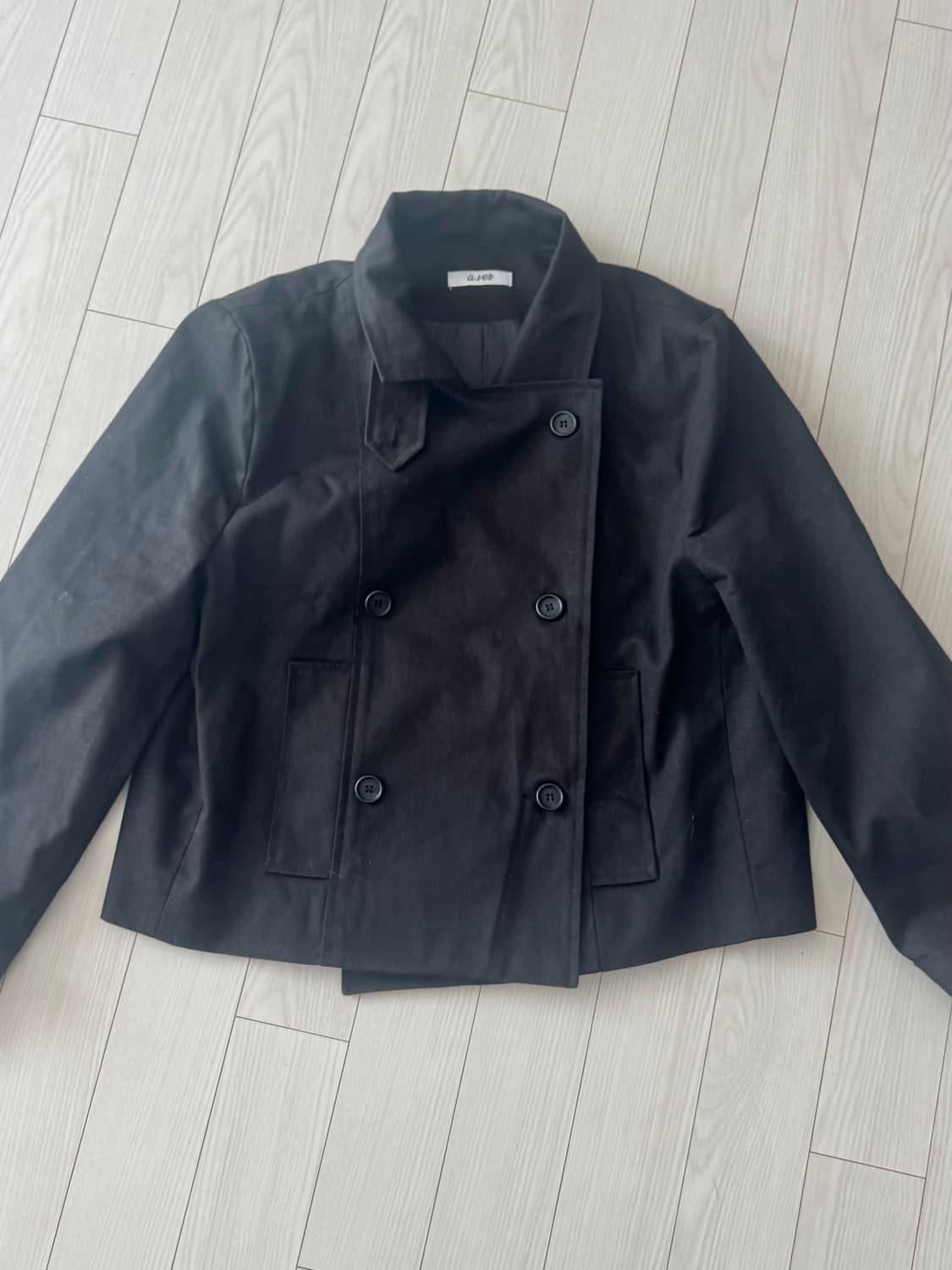 하이넥 트렌치 더블 자켓 상품이미지2