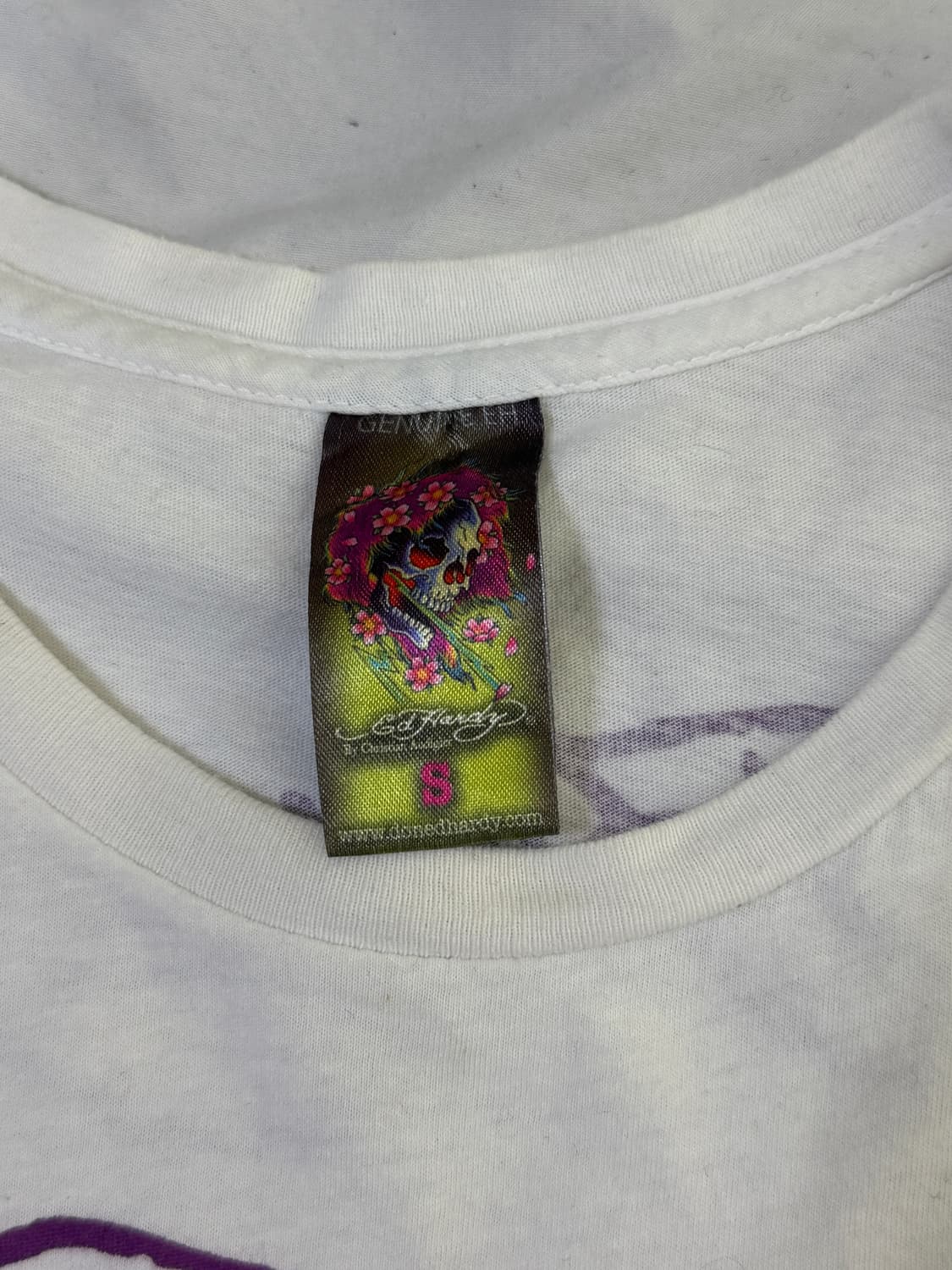 에드하디 큐빅 디테일 티셔츠 y2k 타투 올드스쿨 상품이미지8