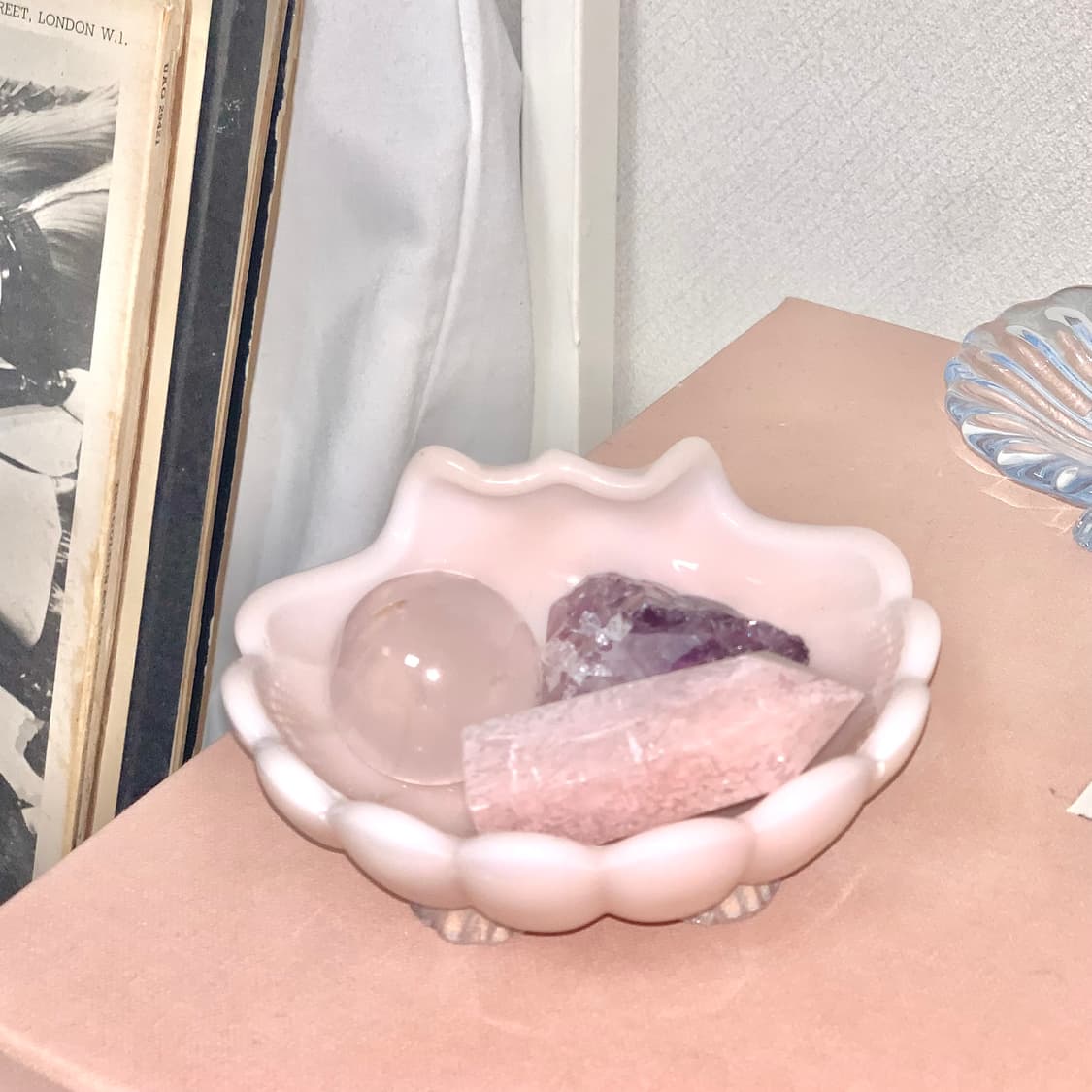 위시스톤 크리스탈 원석 클러스터 클린걸 힐링스톤 핀터레스트 쿼츠 오브제 상품이미지1