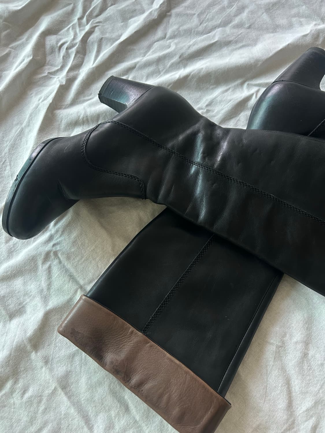 Nine West 블랙 롱부츠 37 상품이미지8