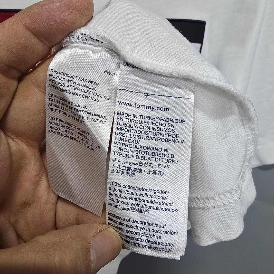 타미힐피거(tommy hilfiger) 플래그 그래픽 반팔티 M 상품이미지5