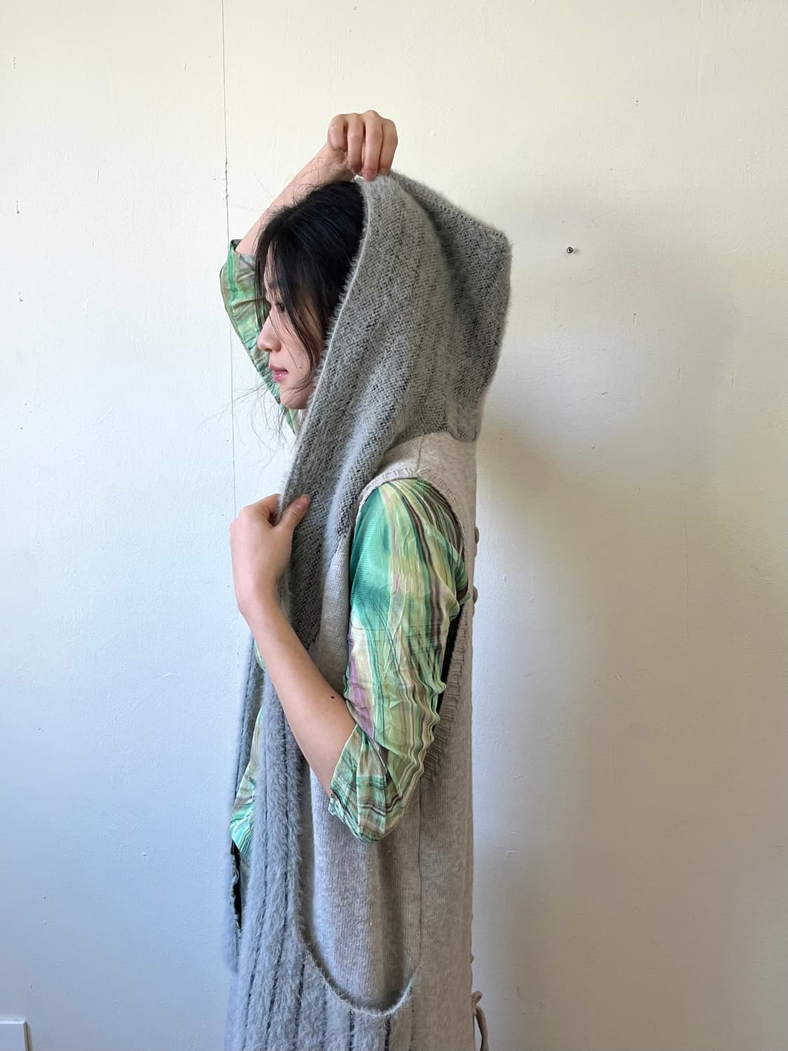 T’S COLLECTION 오트밀 롱 가디건 상품이미지4