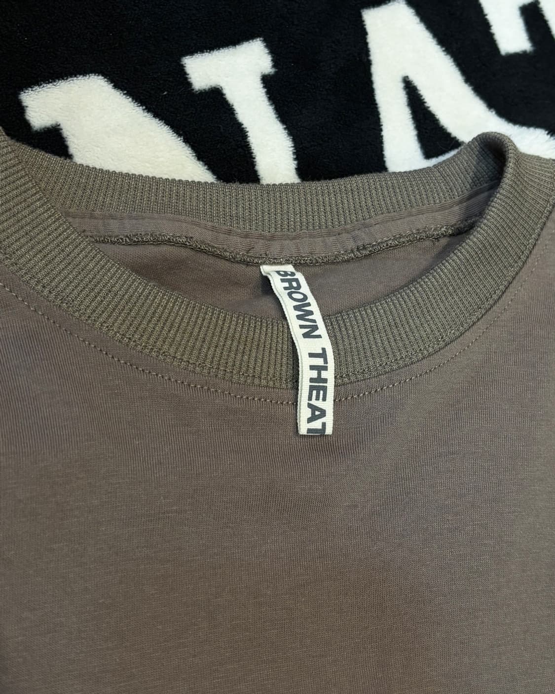 일본빈티지 브라운 시어터 프로덕트 롱슬리브 상품이미지7