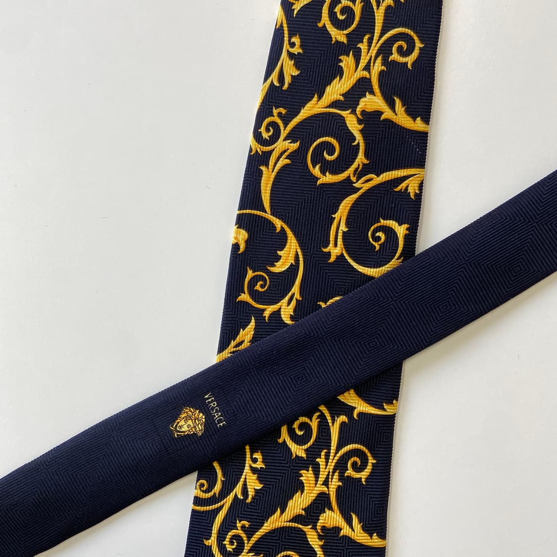 Versace 베르사체 메두사로고 정품 명품 넥타이 상품이미지4