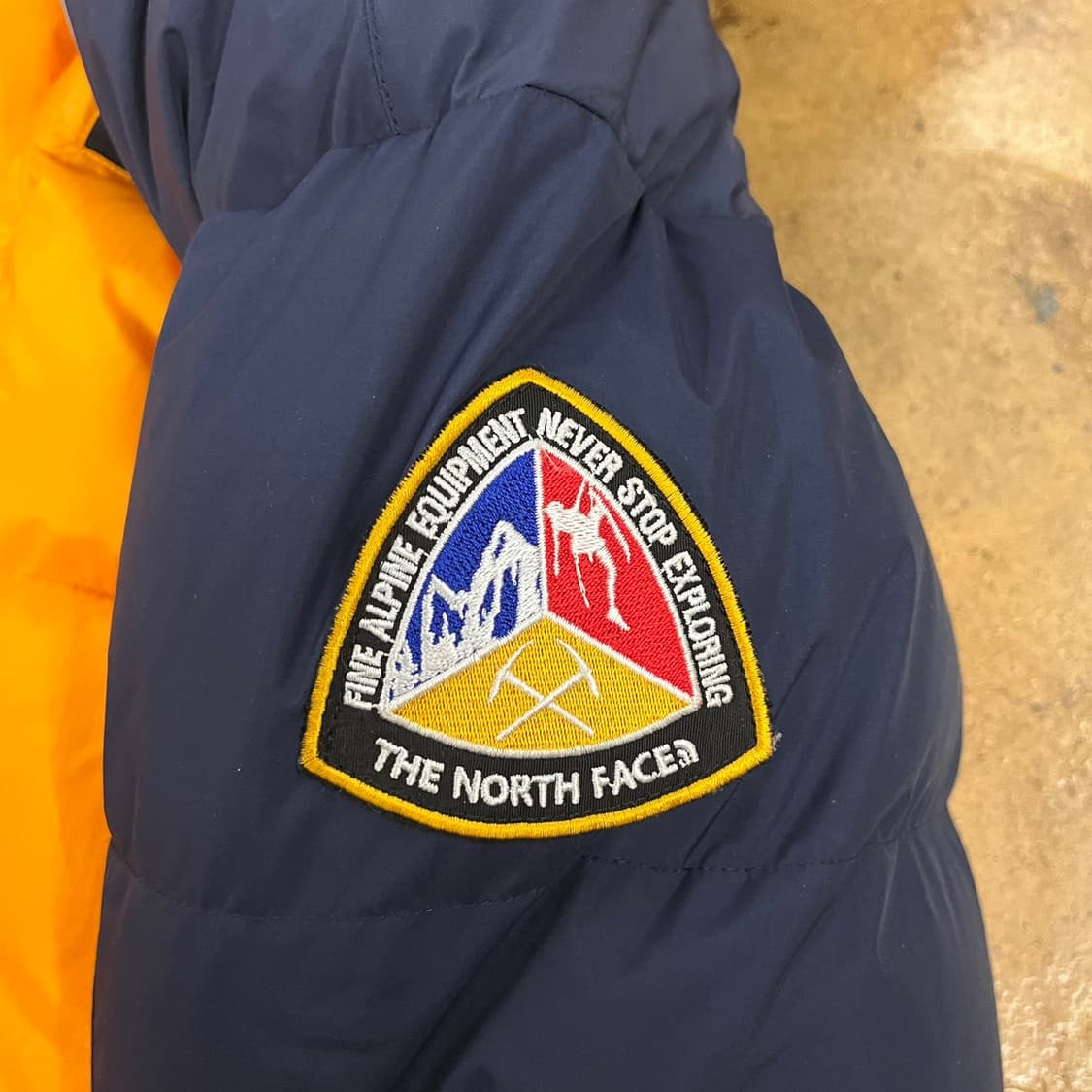 [정품/M] 노스페이스 써밋 600 옐로우 패딩 자켓 b10 상품이미지6