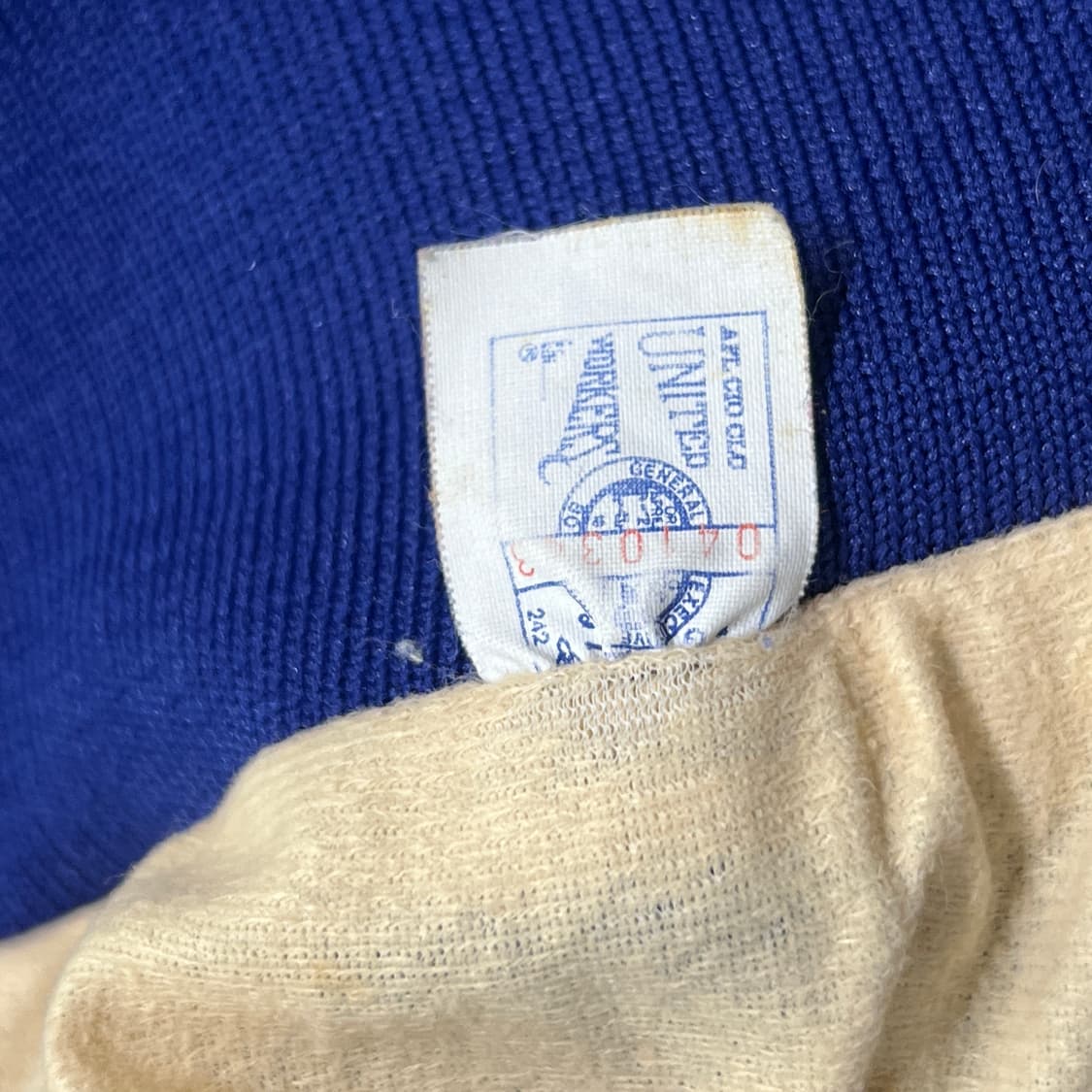 [USA MADE] [M] United Workers 바시티자켓 상품이미지9