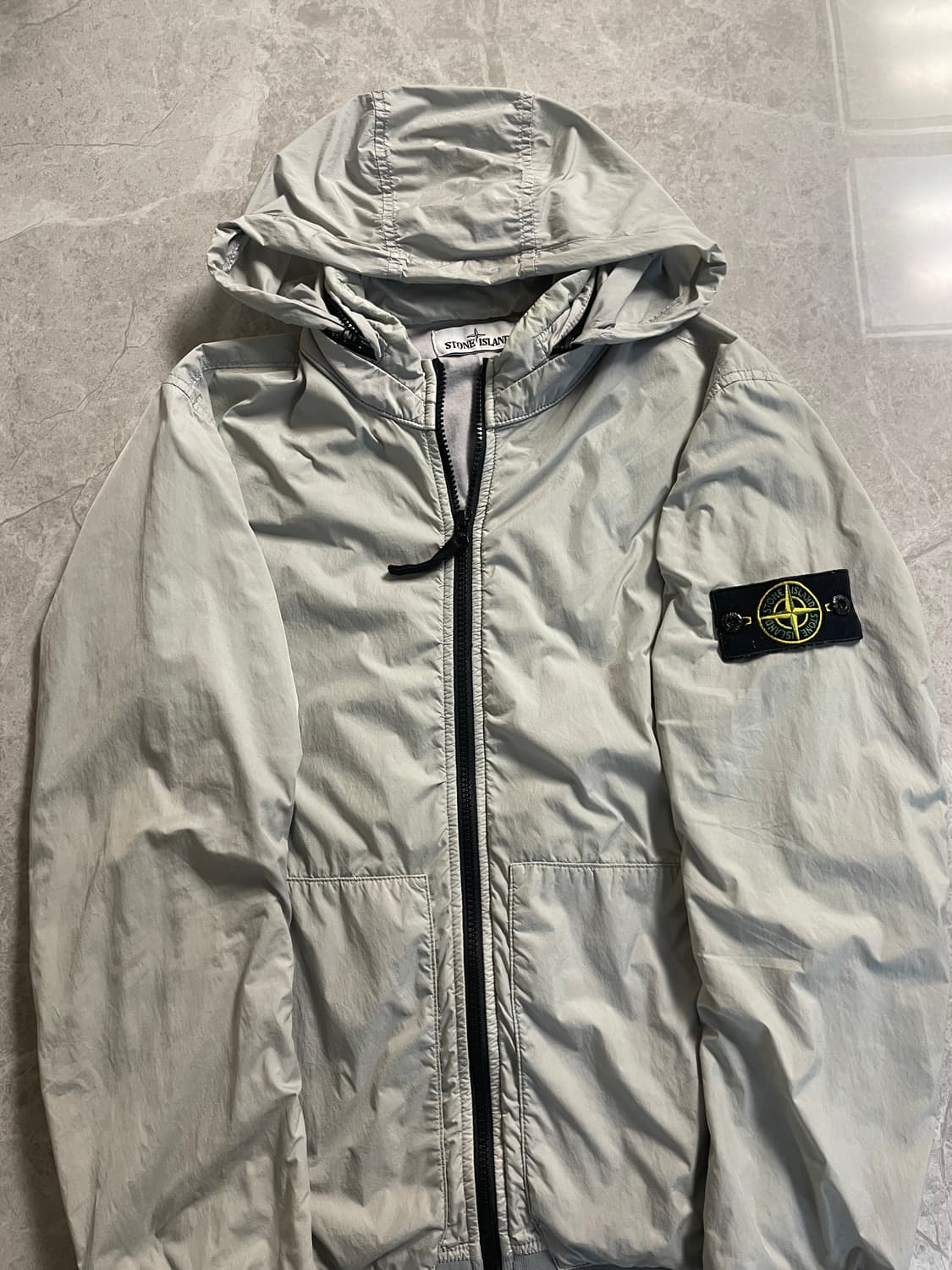 정품 스톤아일랜드 크링클랩스 후드 자켓 S 상품이미지1