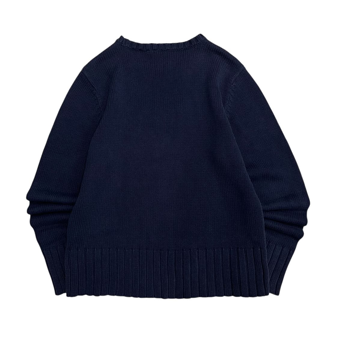 폴로 랄프로렌 90's 딥블루 RL 플래그 니트 XL 상품이미지3