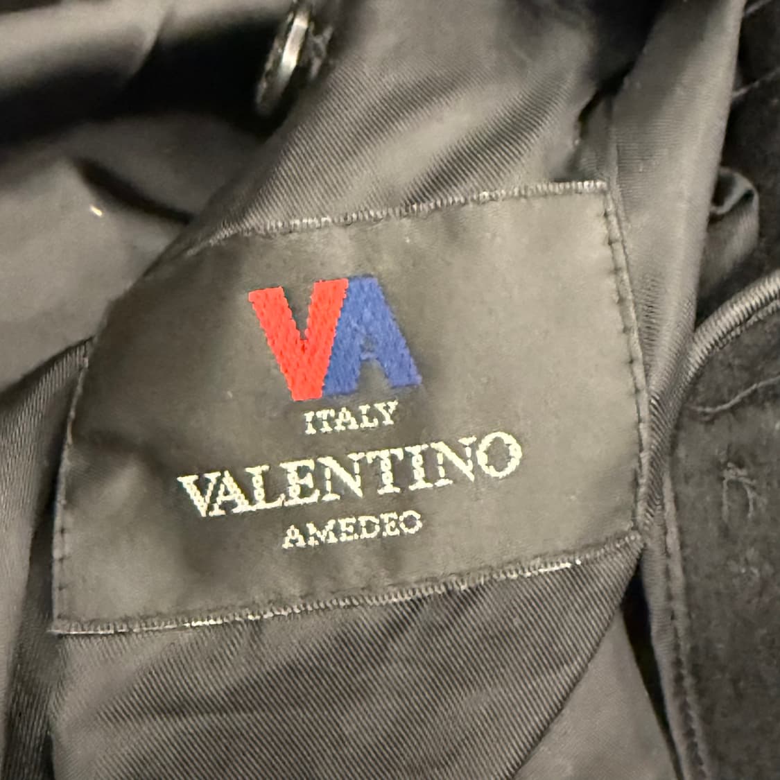 [정품/105] 발렌티노 블랙 울 코트 b8 상품이미지5