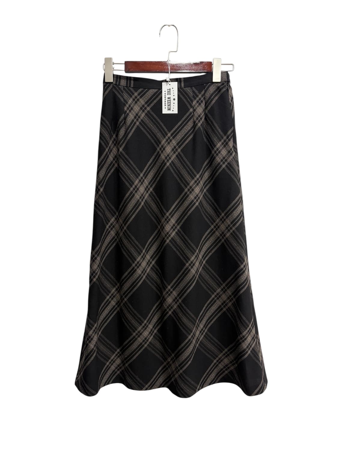 Vintage 체크 롱스커트 상품이미지2