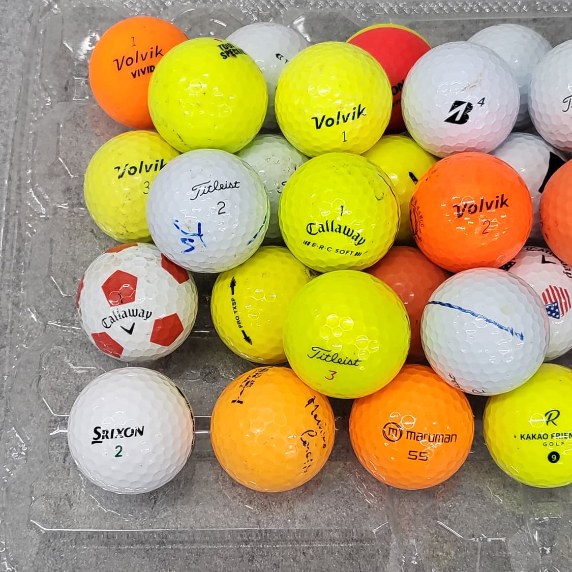 다양한 브랜드의 골프공 로스트볼 30개 일괄 상품이미지2