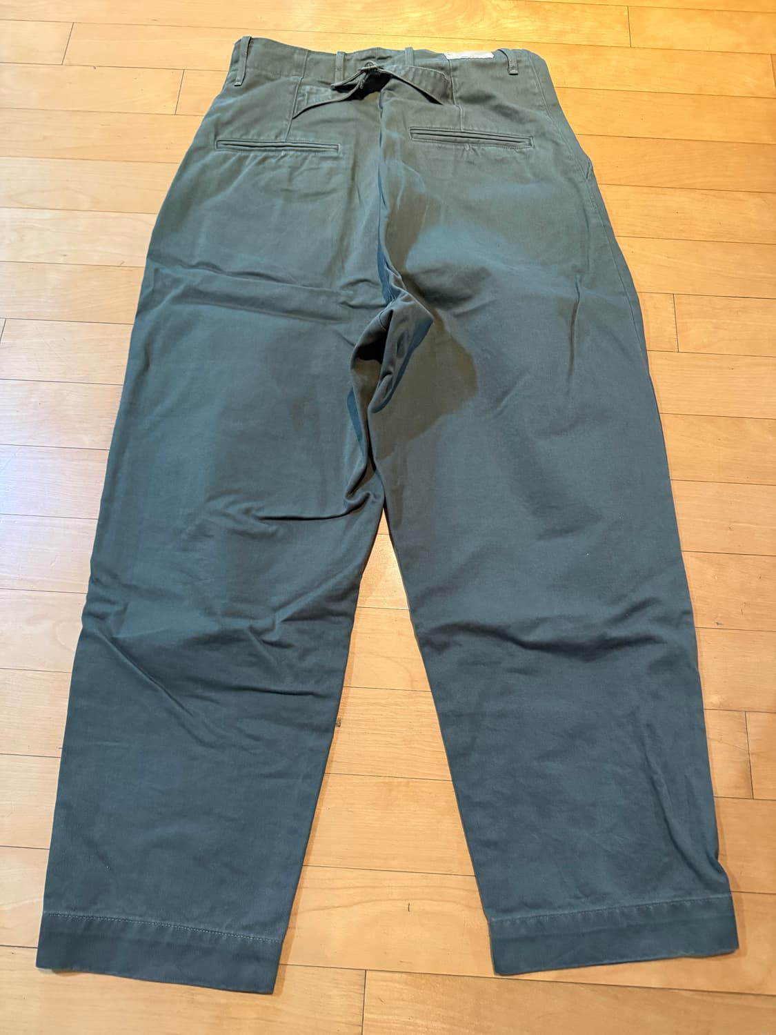 캐피탈 치노 하이웨스트 님 팬츠 카키 M 상품이미지2