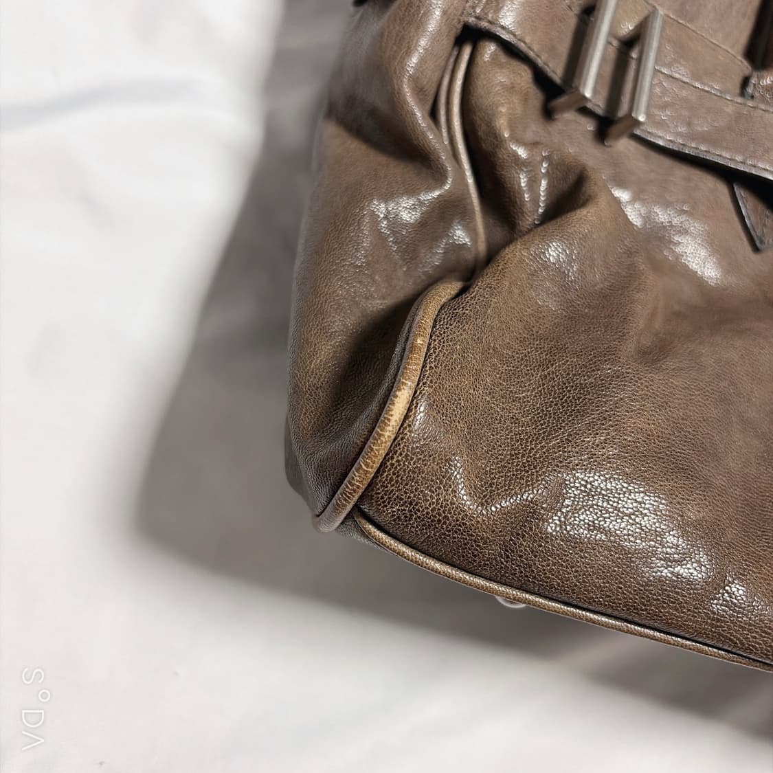 TIME 타임 브라운 숄더백 상품이미지3