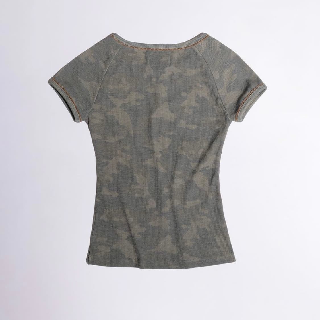 스컬프터 헤븐리 카모 티 포레스트 S 나띠 착용 상품이미지6