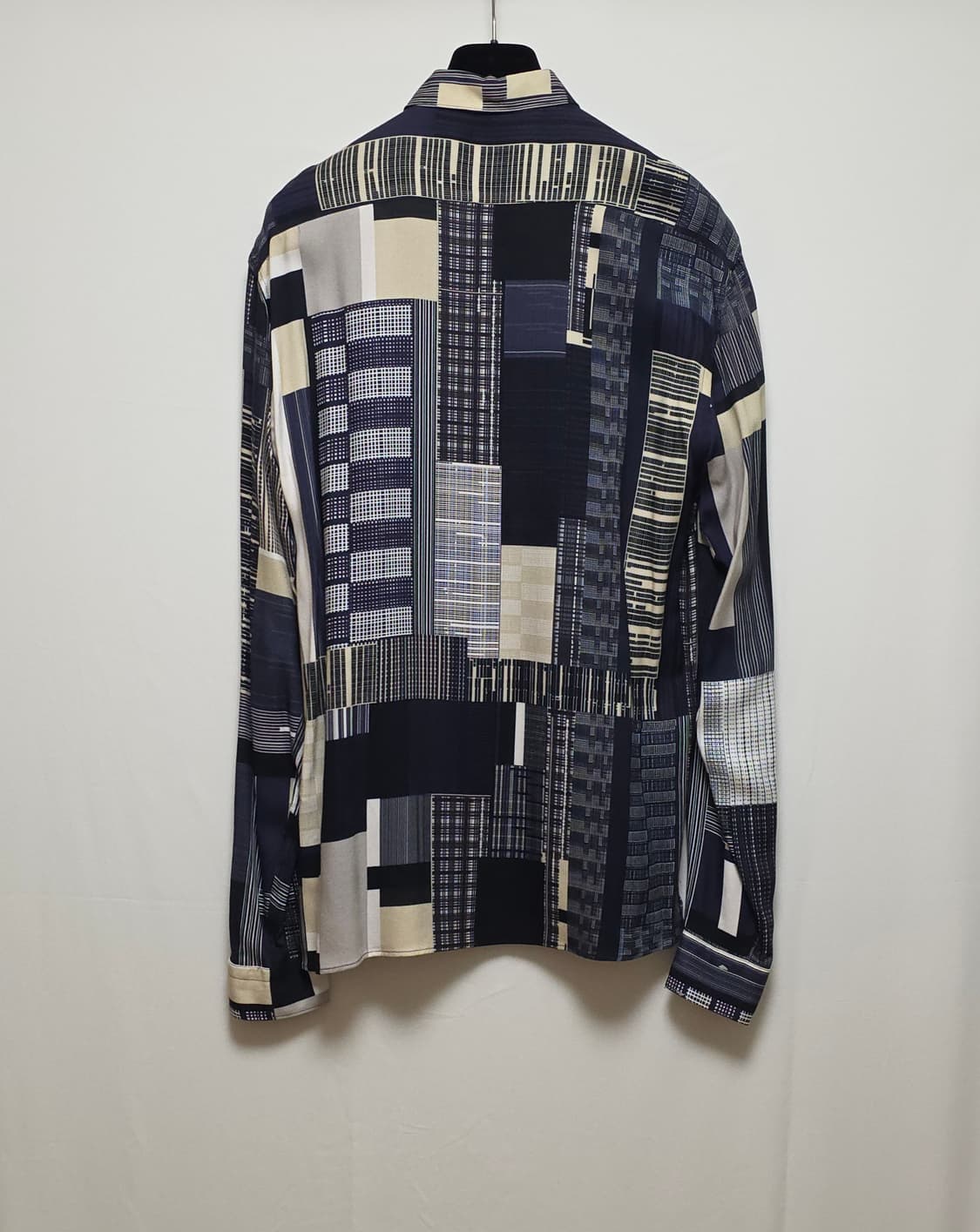 [s] ZARA 자라 패치워크 체크 패턴 셔츠 남방 상품이미지2