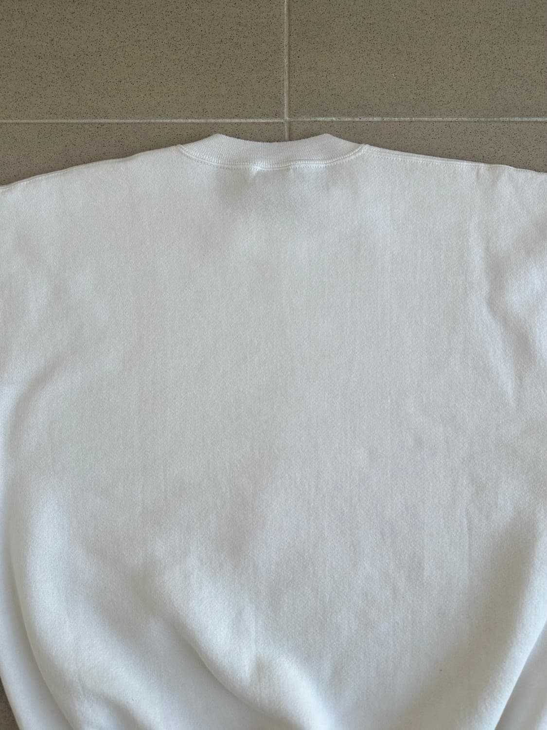 90s 빈티지 러셀 스웻셔츠 화이트 XL USA 상품이미지5
