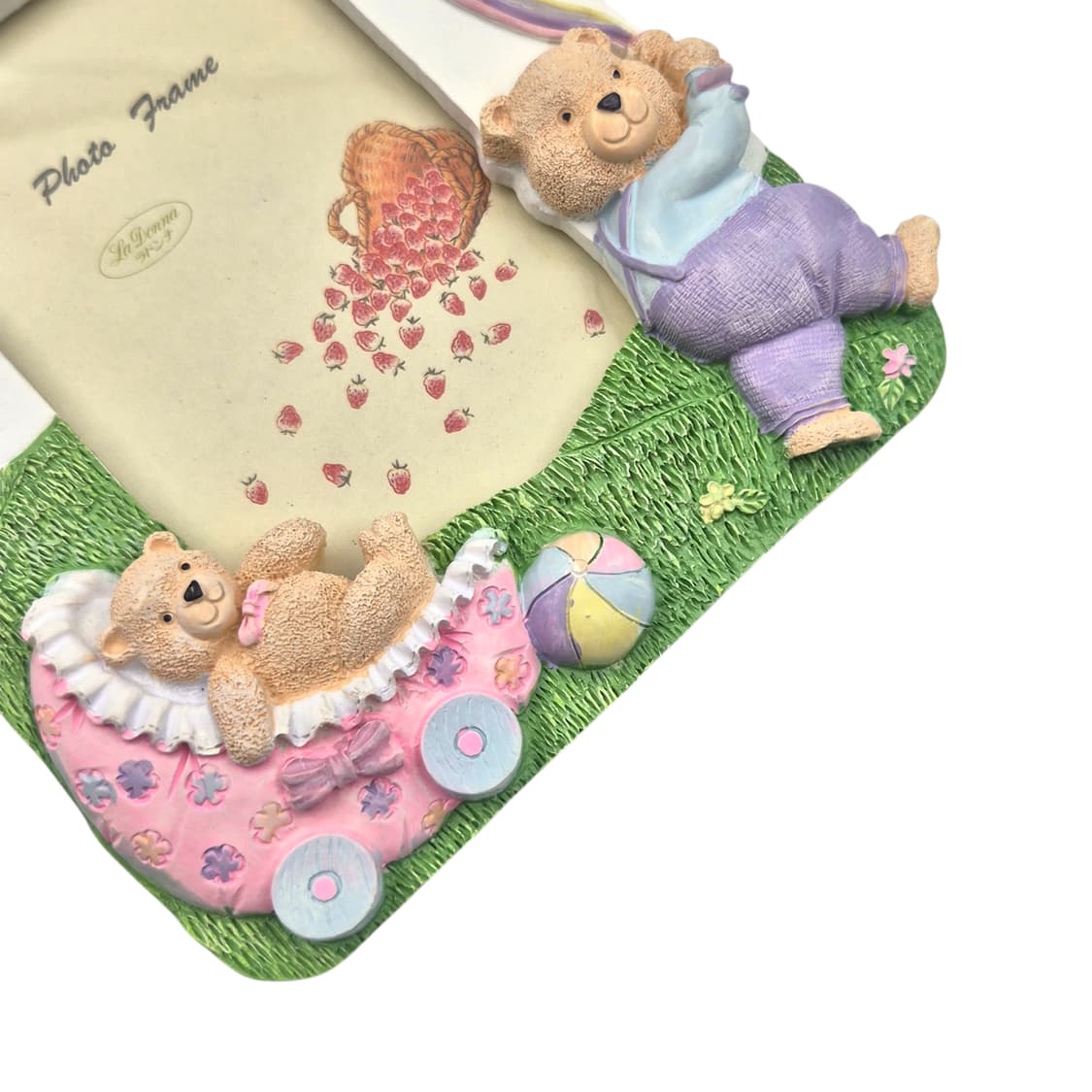 90s 라돈나 키치 테디베어 베이비 액자 상품이미지4