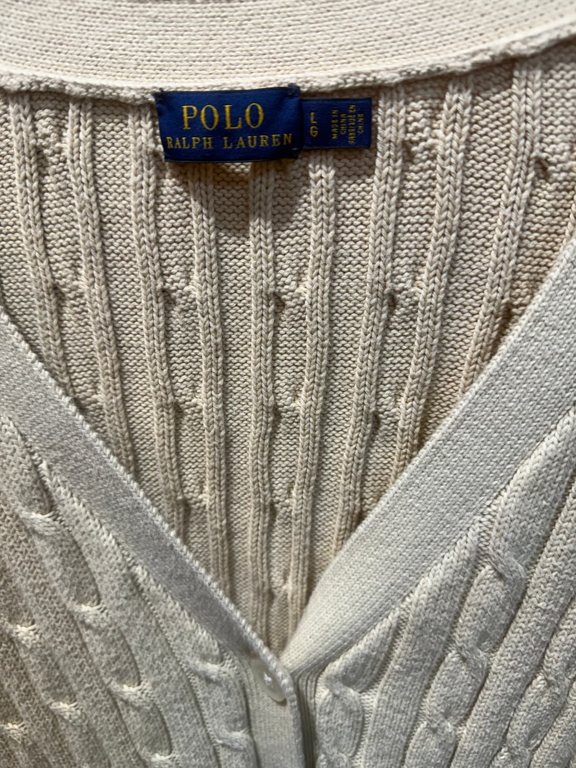 폴로 랄프로렌 꽈배기 가디건 상품이미지3