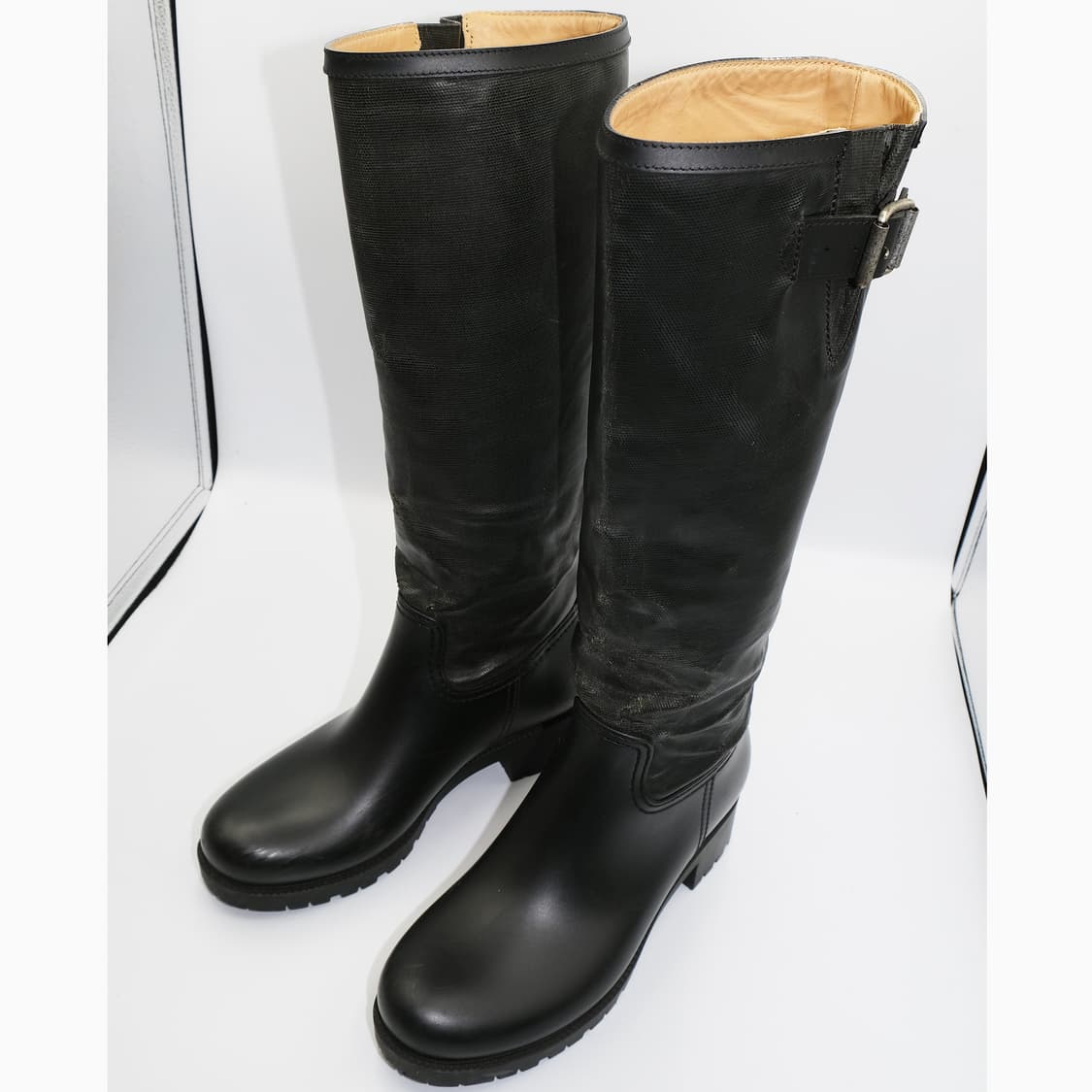 MM6 메종 마틴 마르지엘라 버클 니하이 레인부츠 38(240)사이즈  상품이미지4