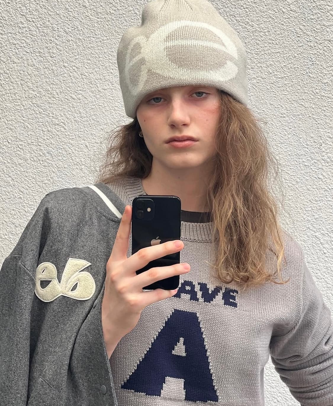 엔조블루스 더블스펠링 비니(실사) 상품이미지3