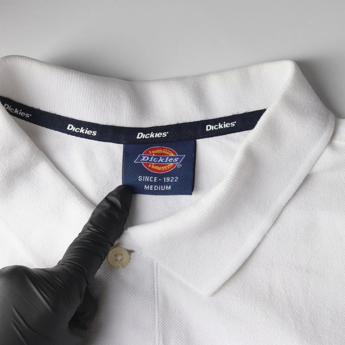 디키즈 로고 자수 반팔 폴로 셔츠 화이트 M 상품이미지5