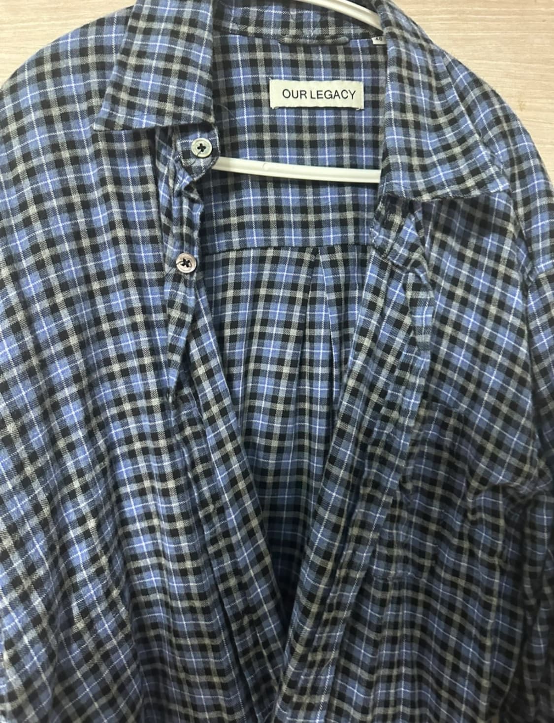 48)아워레가시 어보브 켄트렐 체크 셔츠 상품이미지1