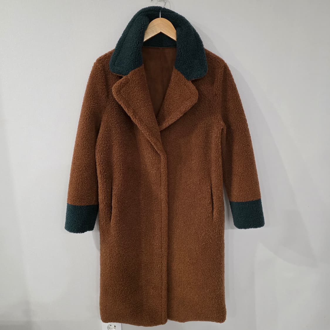 TILBURY 테디베어 롱코트 85-88-155 상품이미지1