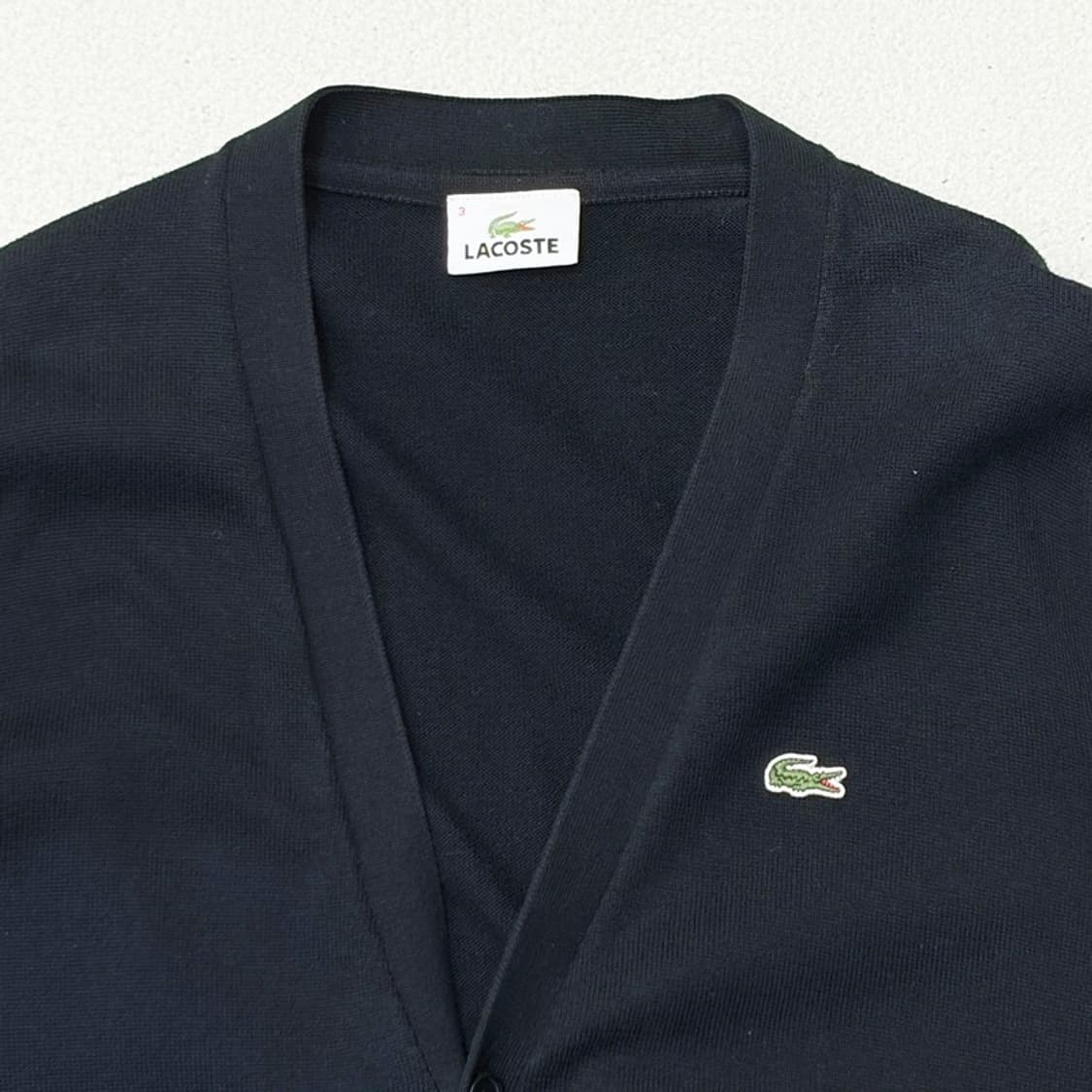 LACOSTE 베이직 브이넥 가디건 3 상품이미지3