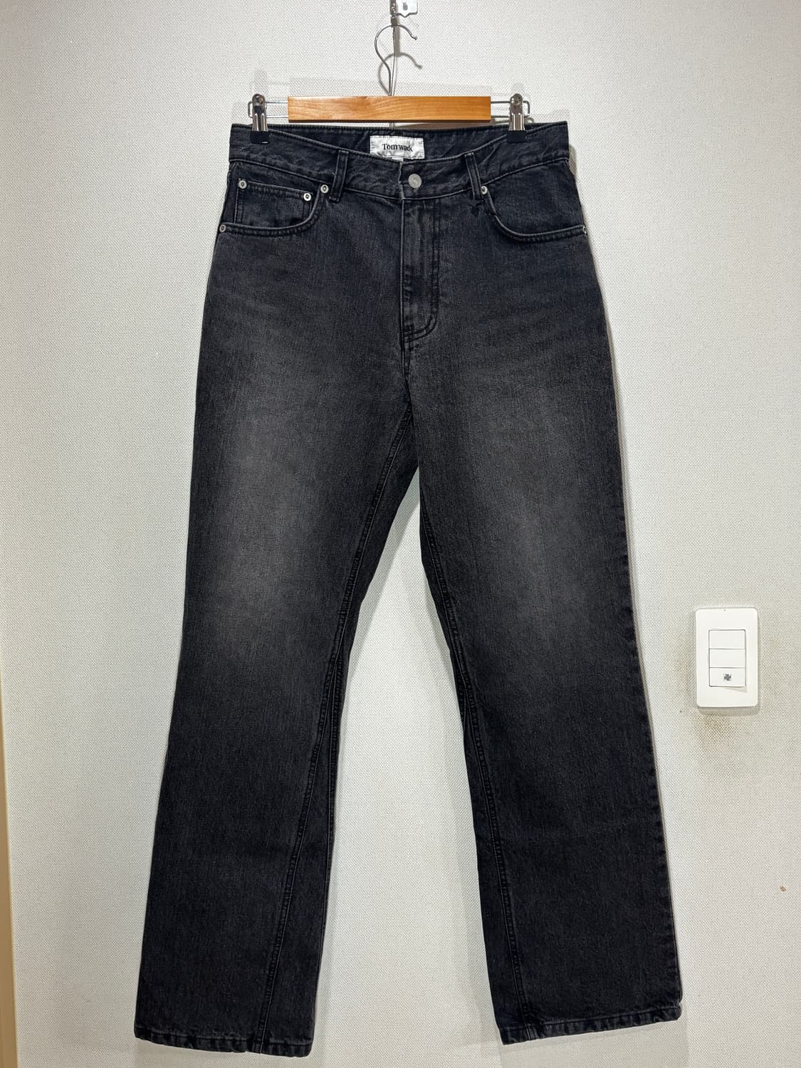 택포/S급) Tonywack 그레이 플레어드 레그 데님 진 상품이미지1