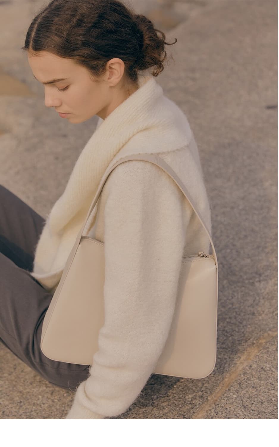 낫띵리튼 ferry 숄더백 오이스터 화이트 상품이미지2