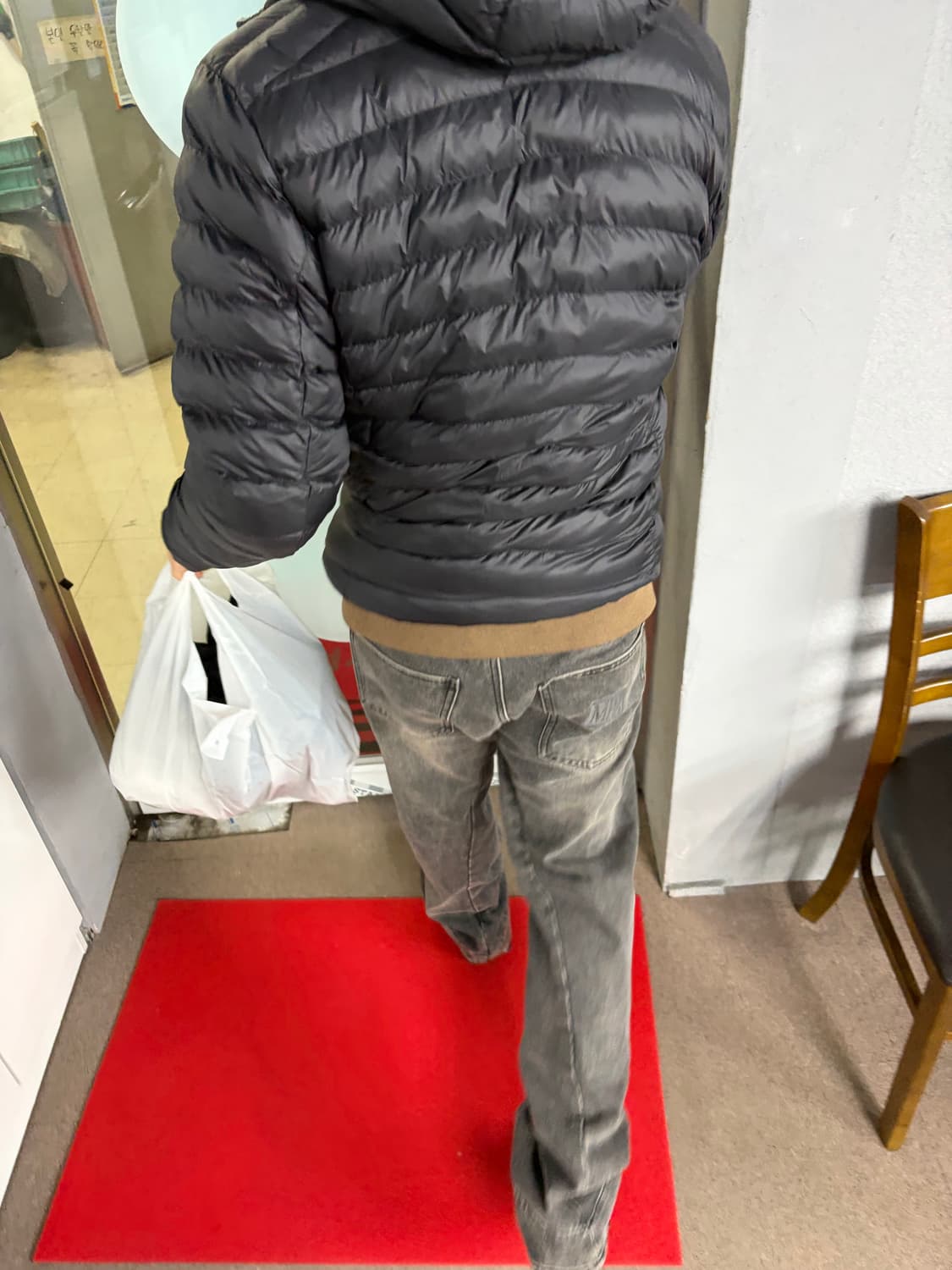 플라스틱프로덕트 드리프트 데님팬츠 그레이 S 상품이미지5