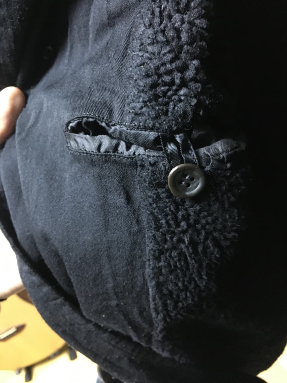 꼼데가르송 옴므 시어링 자켓 상품이미지7