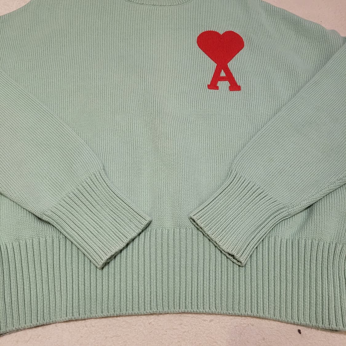 아미 빅하트로고 니트 S 상품이미지4