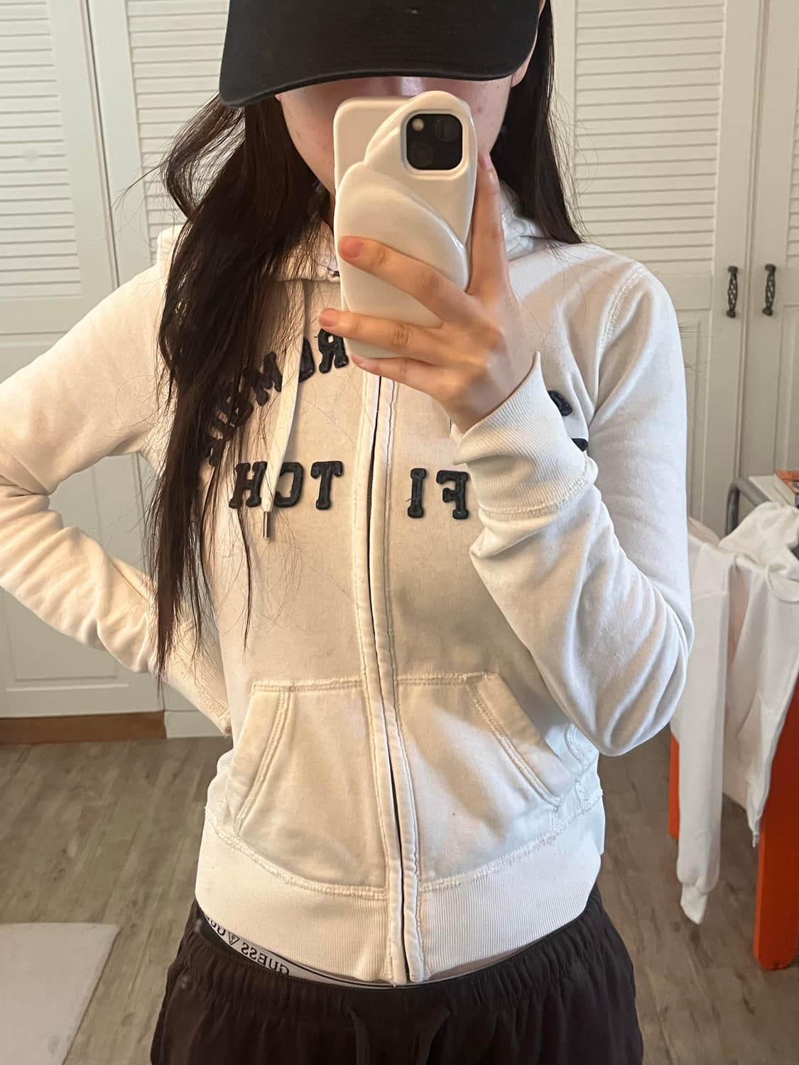 아베크롬비 후드집업 아이보리 xs 상품이미지7