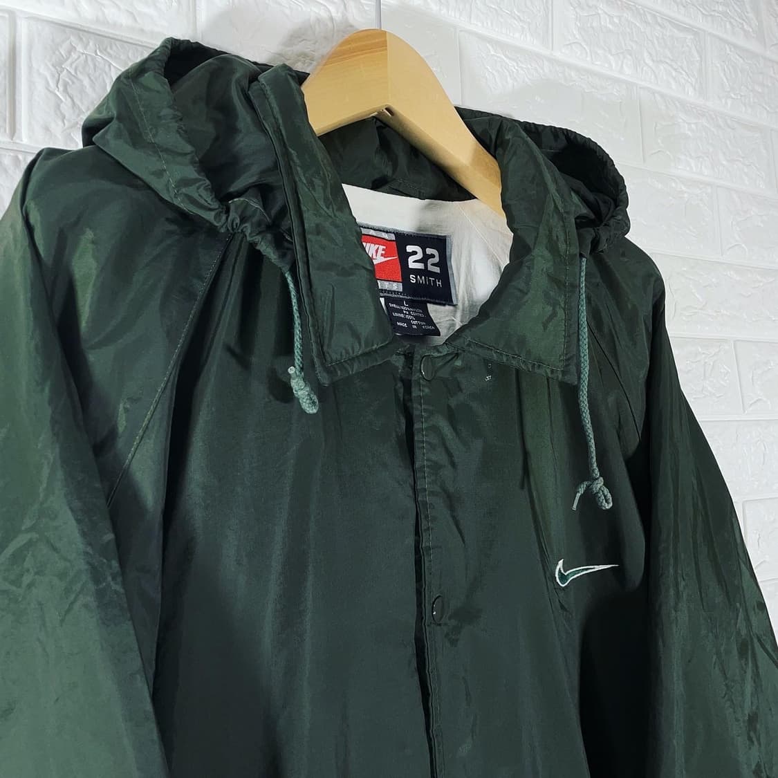 나이키90”s 올드스쿨 빅스우시 바람막이 돕바코치자켓 상품이미지3