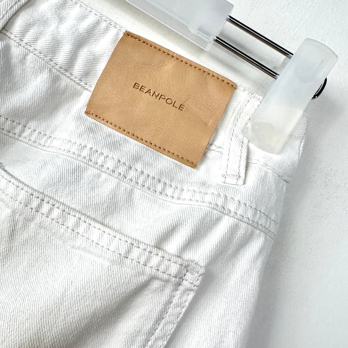 빈폴레이디스 25 화이트 롱 데님 스커트 (26) 상품이미지5