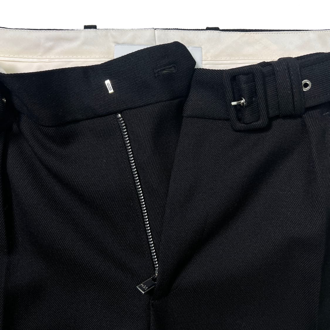 H&M rokh 벨티드 울 팬츠 블랙 (46) 상품이미지8