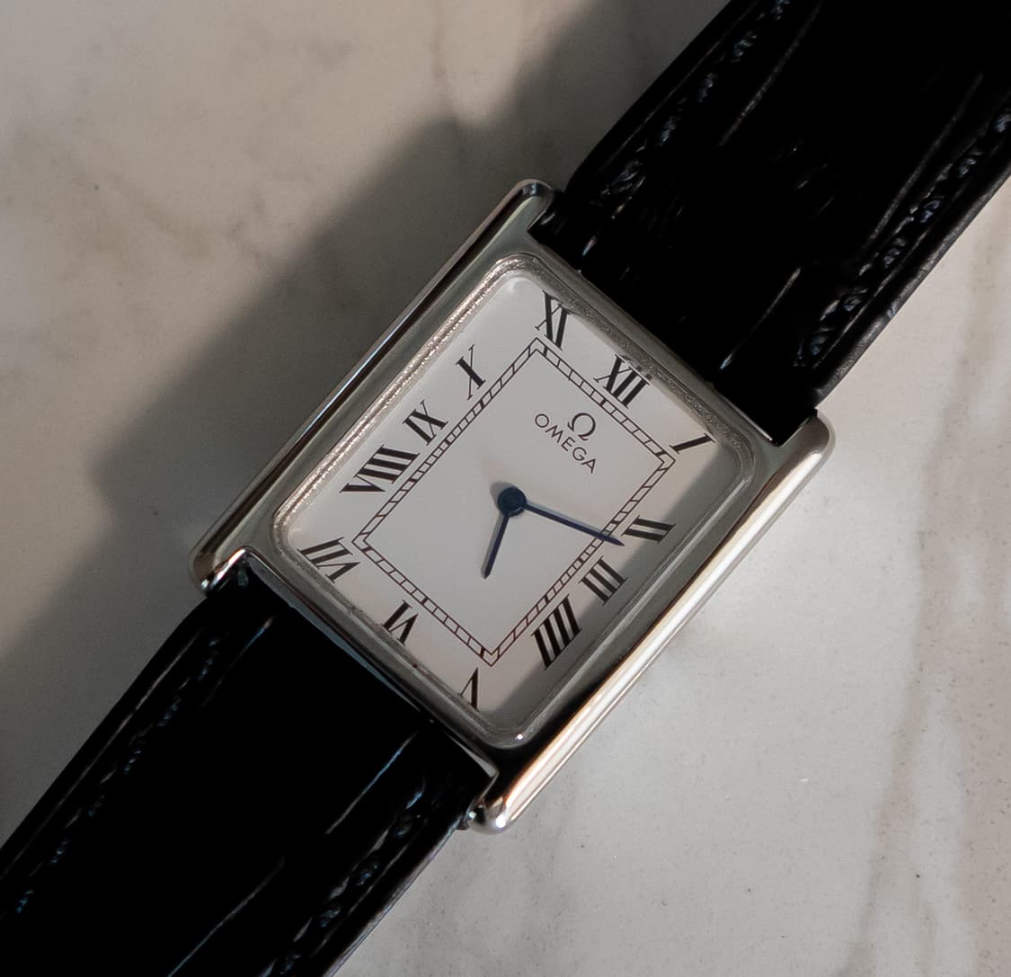 오메가 탱크 쿼츠 빈티지 시계 상품이미지2