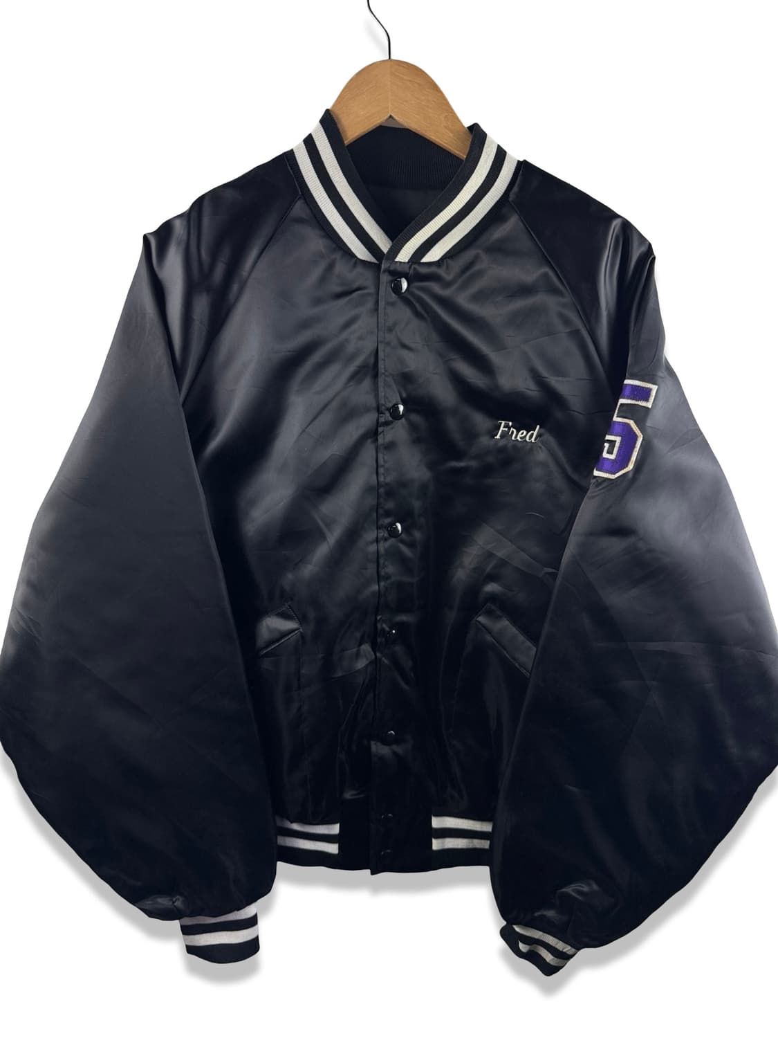 90S 미국제조  소프트볼 새틴 바시티 자켓2320 상품이미지2