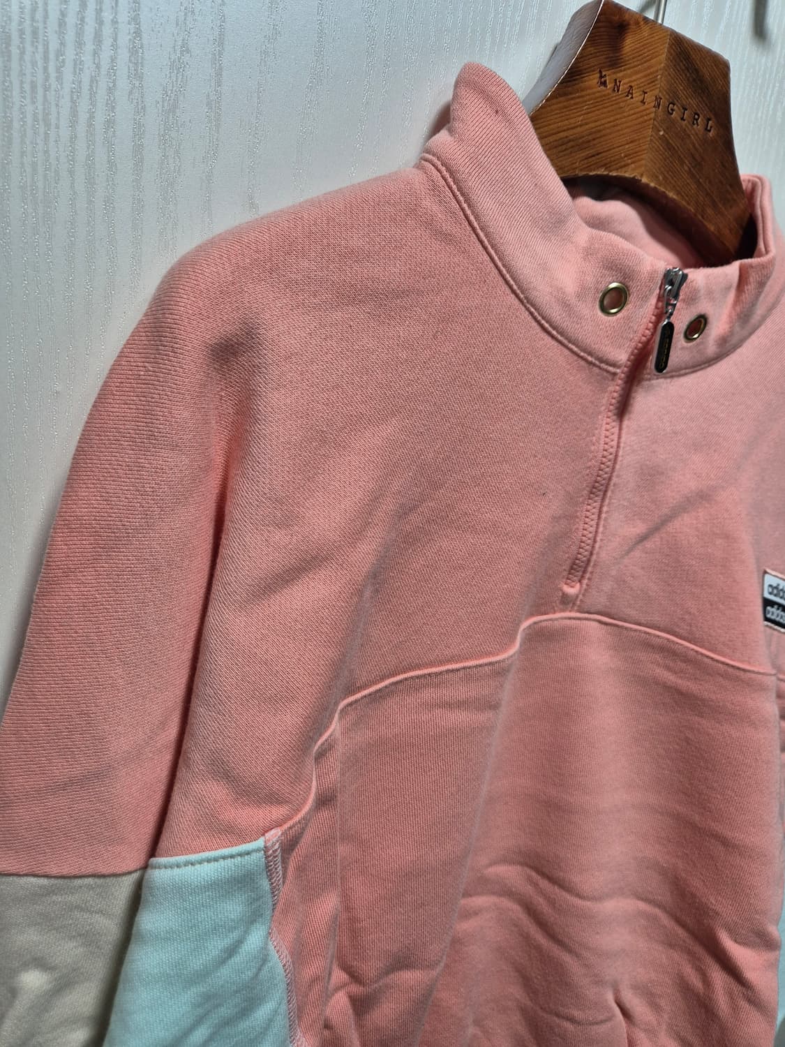 (세일)(새상품)아디다스 컬러블록 하프넥 맨투맨 상품이미지5